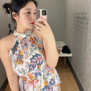 pretty halter neck blouse